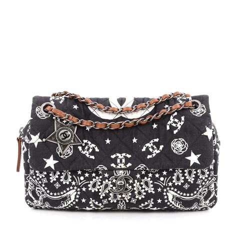 chanel bandana flap bag|Chanel paris dallas flap bag.